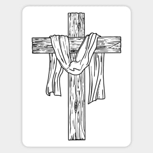 Wooden cross Magnet